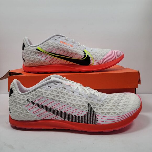 Nike Zoom Rival Waffle 5 Men's white Black Running Shoes CZ1804-102 US Size 14 - Picture 1 of 10